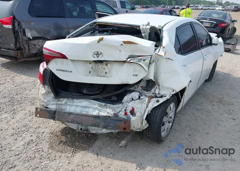 2014 Toyota Corolla Le from USA, damaged, VIN 2T1BURHE3EC021424